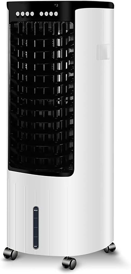 Mobile Air Conditir Compact and Portable, Quiet Three-in- Evaporative Air Cooler/Humidifier/Fan, White