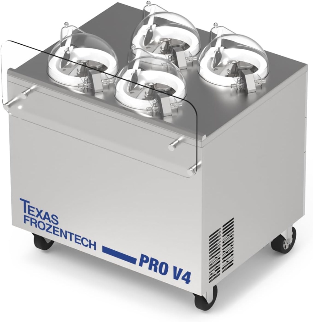 Top Churn Commercial Gelato Ice Cream Maker with touch screen controls, V4 - Four Pot