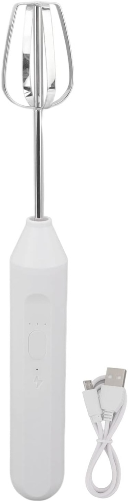 Electric Hand Blender，3 in 1 Immersion Blender Handheld, Beater Electric Milk Frother Coffee Blender Milkshake Blender Foamer Kitchen Tools(White)