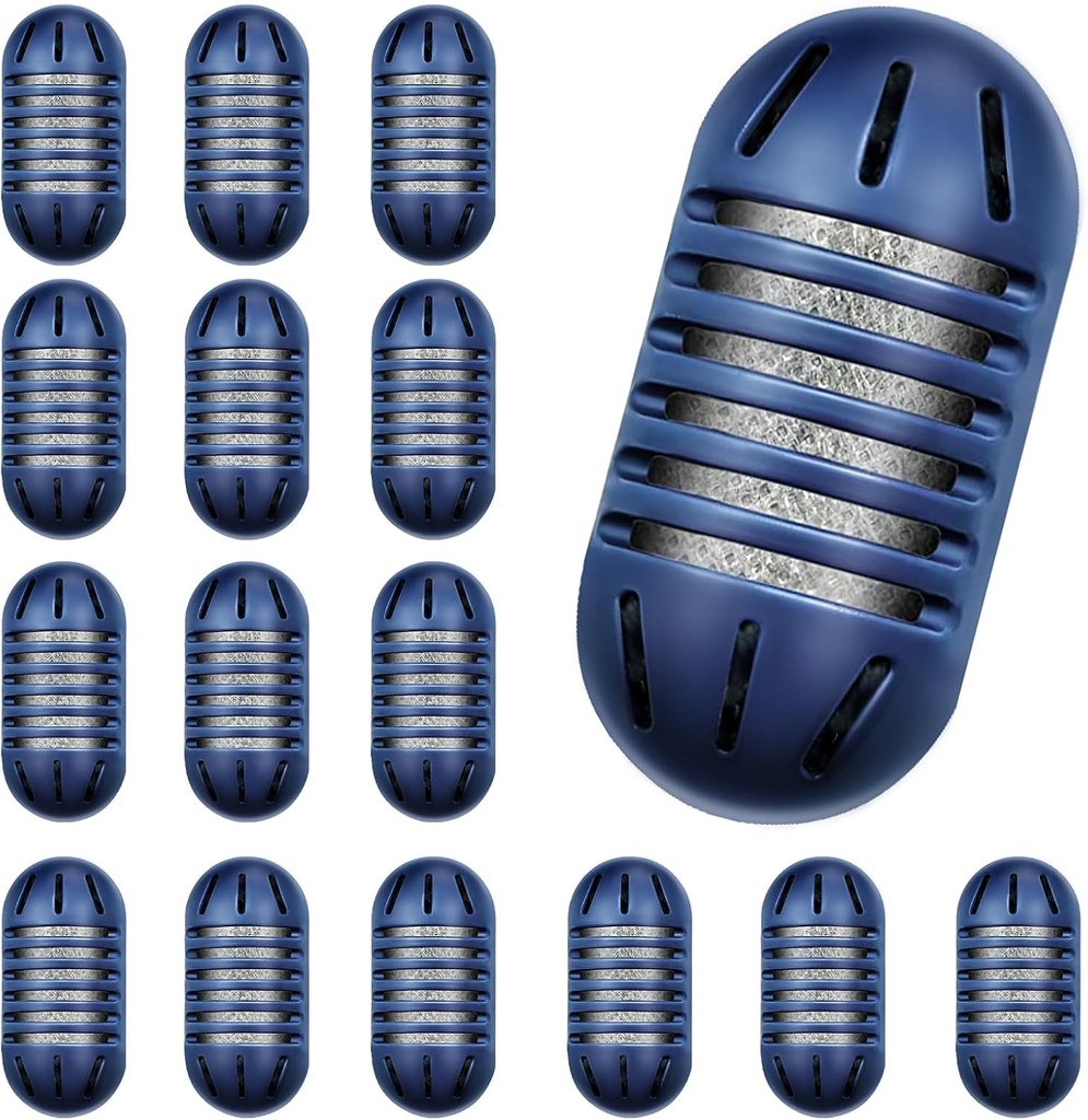 isinlive Demineralization Cartridge for HoMedics Ultrasonic Humidifiers: 16-Pack Demineralization Cartridges Filter Replacement, Filters Mineral Deposits, Prevents Hard Water Build-Up, Purifies Water