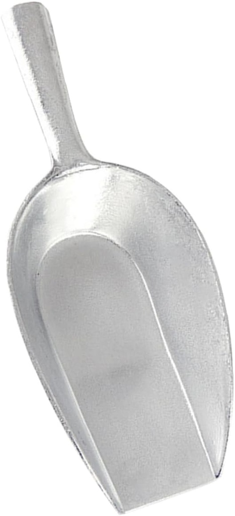 PRETYZOOM Heavy-Duty Aluminum Alloy Ice Scoop for Freezer and Grains Multi-Functional Food Serving Tool for Kitchen and Restaurant Use