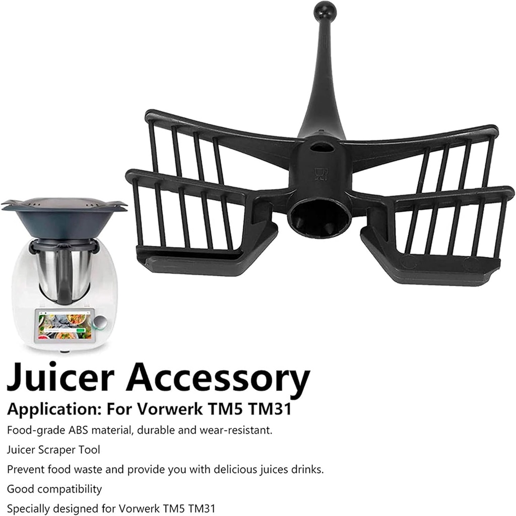 Juice Extractor Butterfly Stirring Rod Scraper Bar for Vorwerk TM31 TM5 TM6 Kitchen Juicer Tool Replacement Spare Parts Accessories (style01)