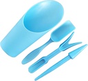 4Pcs Garden Planter Sowing Shovel Bucket Spoon Succulents Seedlings Tool Bonsai Drilling Device