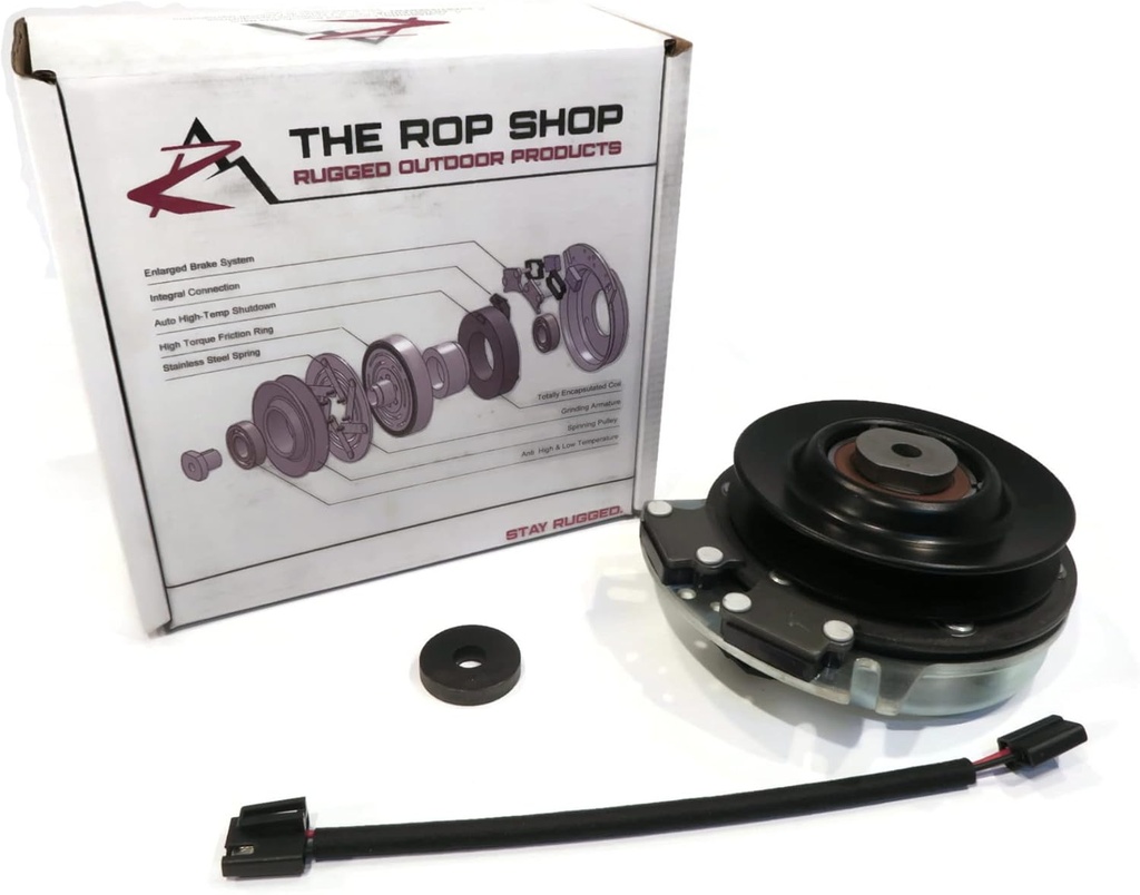 The ROP Shop Electric PTO Clutch for 2009 Country Clipper Jazee SR210, SR360 Yard Lawn Mower