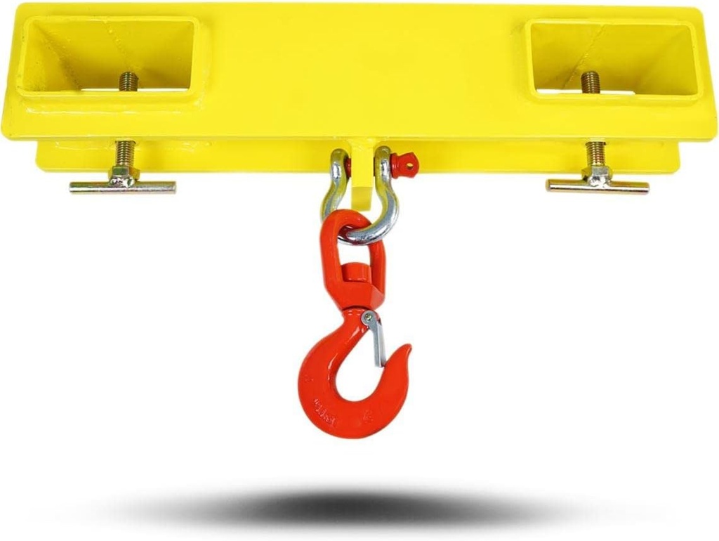 [BRSWK2YZBMAGY3DA] Titan Attachments Forklift Lifting Hoist 4000 lb. Capacity Single Hook HD