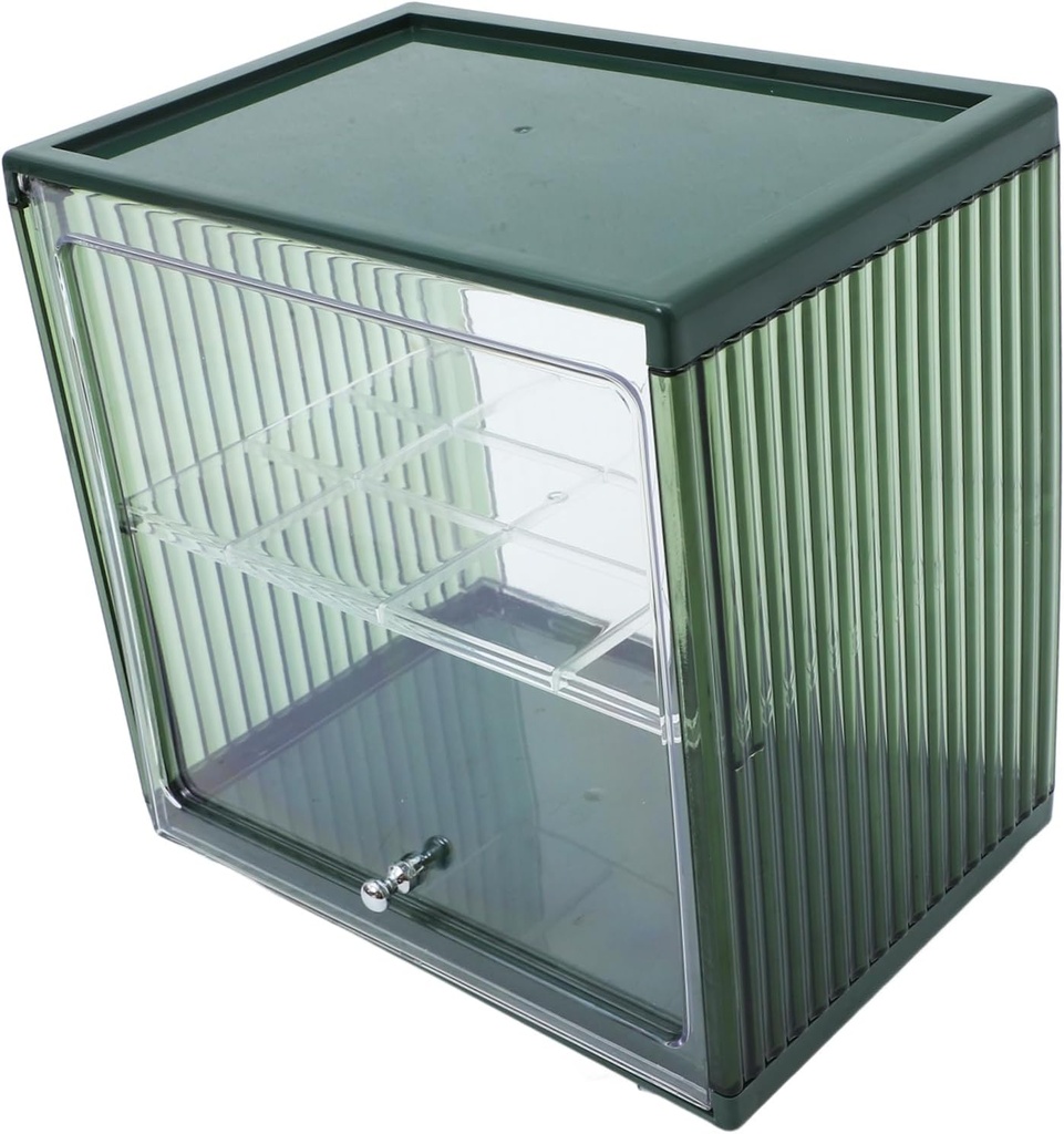 LIFKOME Bread Box for Kitchen Countertop Large Capacity Snack Storage Container Locking Lid