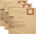 3 Pack DEWALT Dust Bag DXVA19-4101, for 6-10 Gallon Wet/Dry Vacuum, DEWALT Vacuum Bags, Compatible with DXV06P DXV09P DXV09PA DXV10P DXV10PL DXV10S DXV10SA DXV10SB