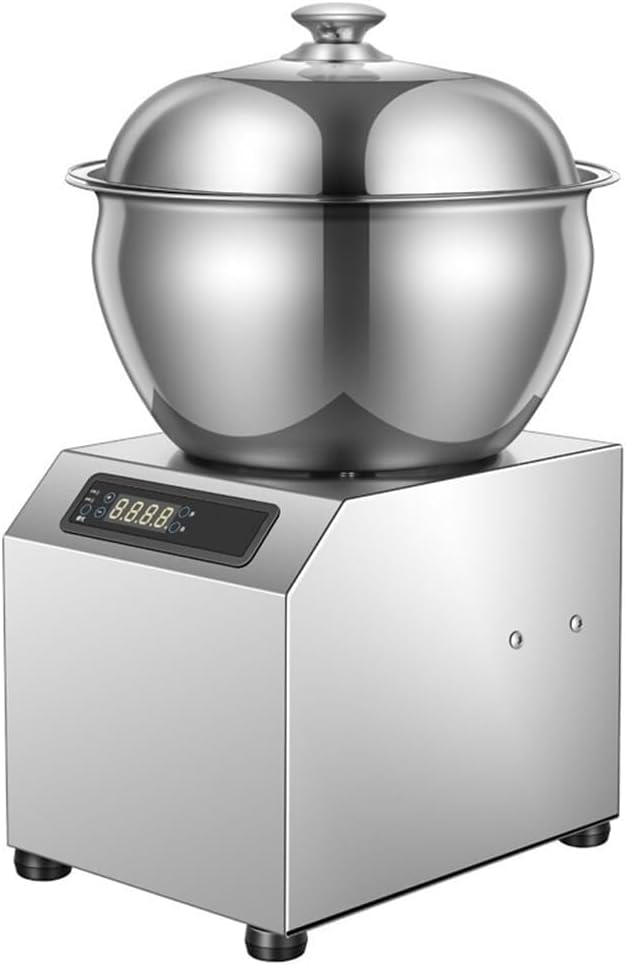 Electric Stainless Steel Household Noodle Press, 8KG Commercial Automatic Dough Mixer,with 30 Minutes Timer, Desktop Mixer Dough Kneading Machine, for Commercial And Family Use