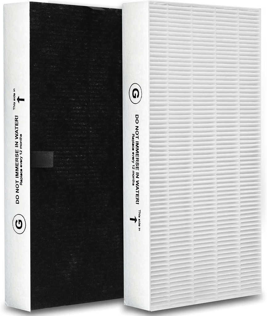2-pack G Replacement Filter Compatible with Honeywell HEPA Clean Air Purifiers HPA020(B) HPA030(B) & HPA075 HPA080 and HPA175 HPA180 Series, HRF-G1/HRF-G2 Air Filter For Allergies Wildfire Pollen