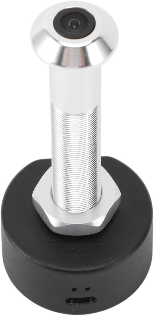 Generic Peephole Camera, 1080P HD Cordless Visual Doorbell, Mobile Detection, 170° Wide Angle Lens, Night Vision, Door Viewer with APP, for Home Security (Silver), Genericirazowyt85-12