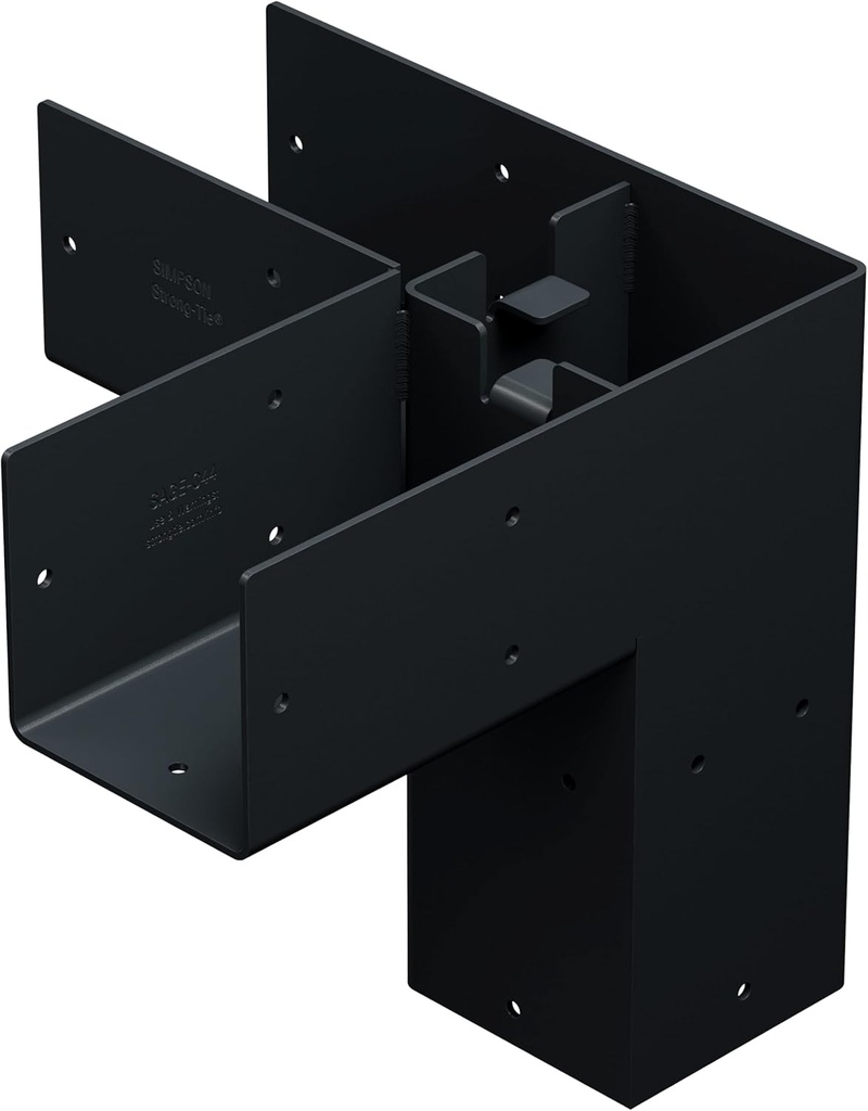 Simpson Strong-Tie SAGE-C44-KT2 - Sage System Black Powder-Coated Corner Connector (2ct)