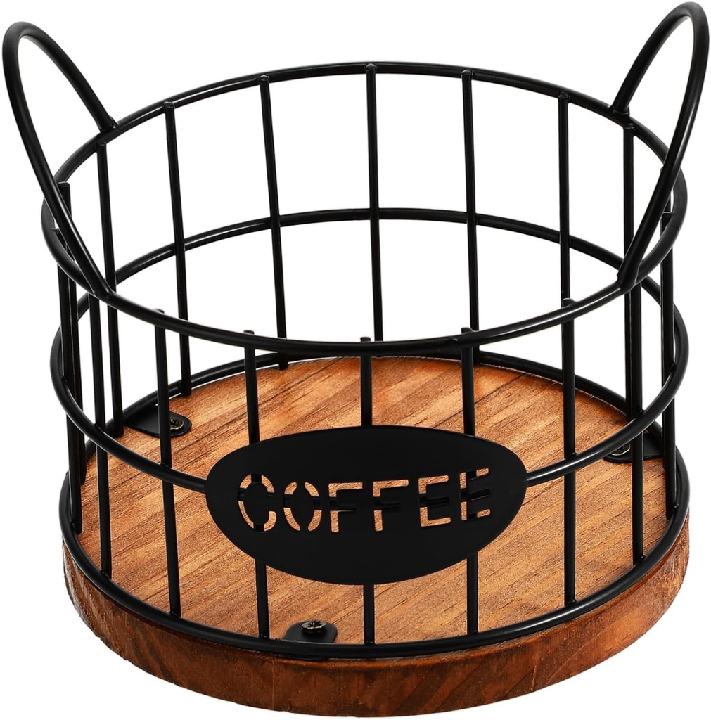 Pod Holder Storage Basket Coffee Capsule Organizer Coffee Pod Holder Accessory Countertop Bar Organizer Desktop Fruit and Snack