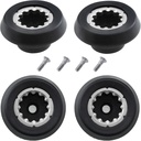 4 Packs Blender Drive Socket Kit, Replacement Blender Part for NutriBullet Blender RX N17-1001 NB-301S 1700W Juicer Mixer Base Gear