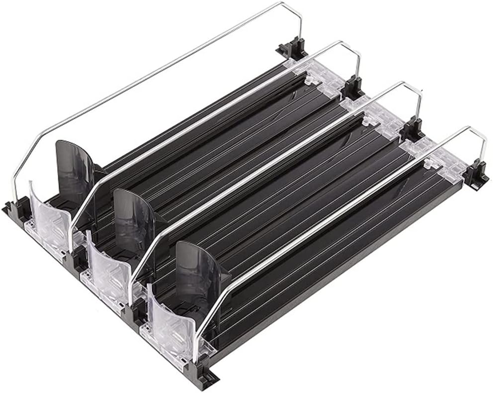 Can Dispenser Fridge Can Dispenser for Refrigerator with Adjustable Glide - Perfect for, Beer, and Other Beverages