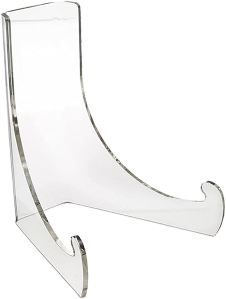 ABOOFAN Home Acrylic Rack Display Stand for Photos Books Artwork Collector Plates Elegant Decorative Rack