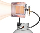 Propane Tank Top Heater, Great for Outdoor Jobs,Campsites, Construction Sites, Thawing and Heating Purposes (Heater Only), Large, Grey/ Silver