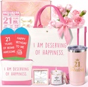 Suhctuptx Gifts for Women, Birthday Gifts w/Canvas Tote Bag