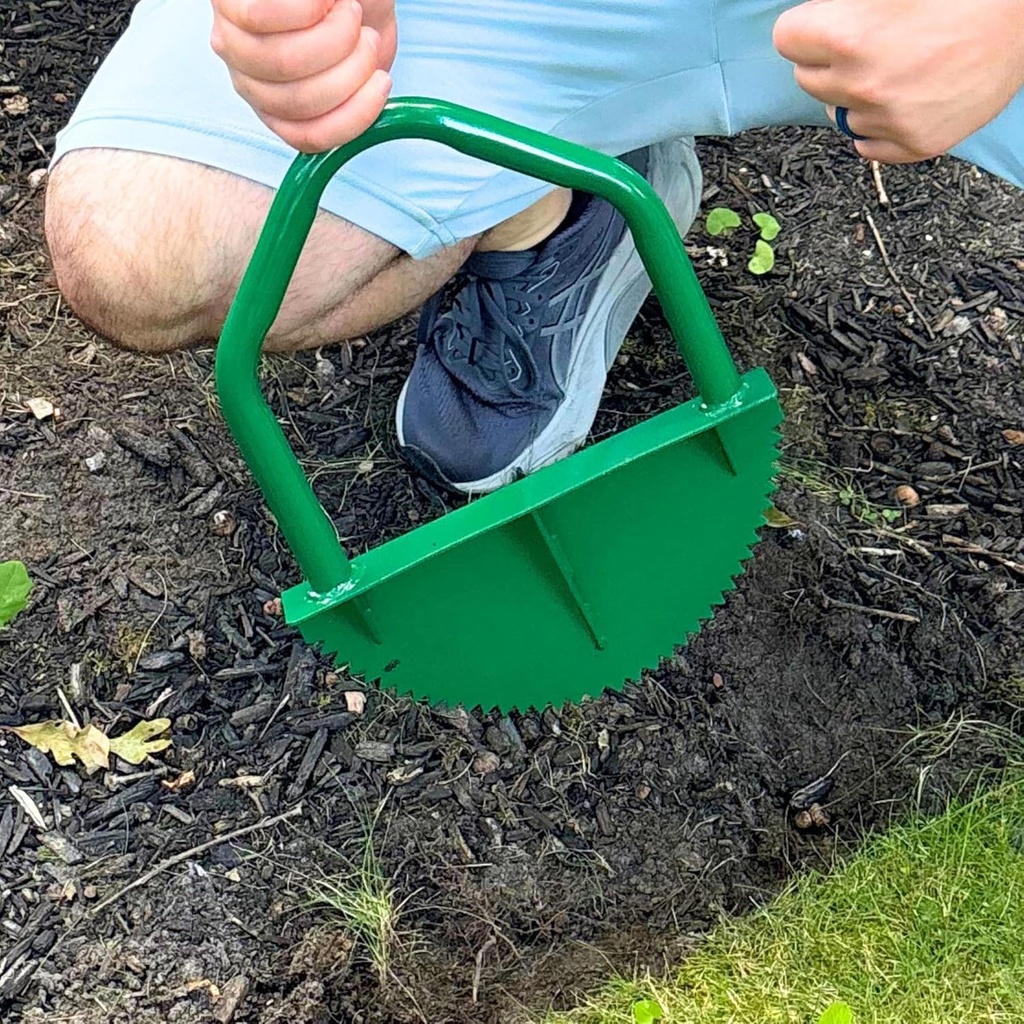 Landzie Root Cutter Edger Lawn Tool, 37 Inch Manual Lawn Edger Tool, Grass Edger, Sidewalk Edger, Garden Edger, Yard Edger, Garden Tools and Landscaping Tools, Edgers for Landscaping, Edging Shovel