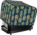 Oven Cover Kitchen Bread Machine Protector,4 Slice Toaster Cover For Home,Fingerprint Coaster Cover,Kitchen Small Appliance,Colorful Pineapples
