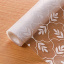 Cooyes Shelf Drawer and Cabinet Liner, Washable Oil-Proof Shelf Liners for Kitchen Cabinets, Shelves, Refrigerator, Non-Adhesive Drawers Mats(Transparent, 11.8 x 118 Inch)