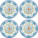 Zayton Melamine Dinner Plate 11 Inch Plastic Bread Outdoor Butter Plates Set Lightweight Shatter Proof Chip Resistant Camper RV Break-resistant for Everyday Use