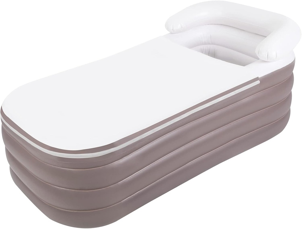 152 * 82 * 57cm Pink Classic Portable Standing Bathtub Foldable Inflatable Bathtub