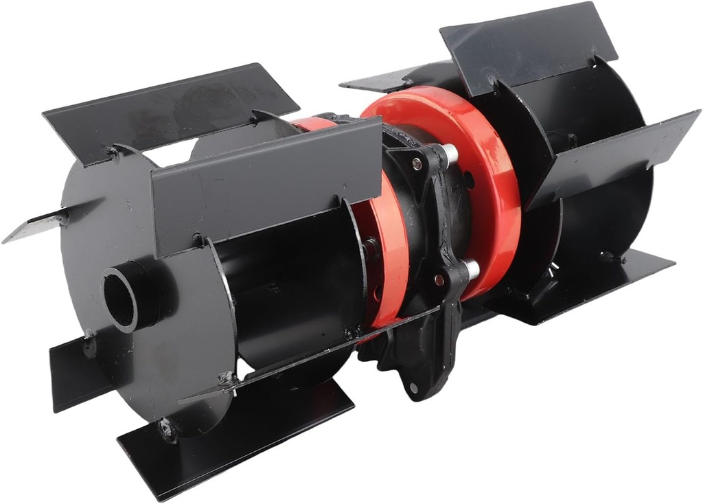 Focket Disc Harrow, 4 in 9 Teeth Universal Disc Plow Harrow with Heavy Duty Aluminum Iron Round Plow for Garden Tiller Lawn Mower Scarifier Accessory (26mm)