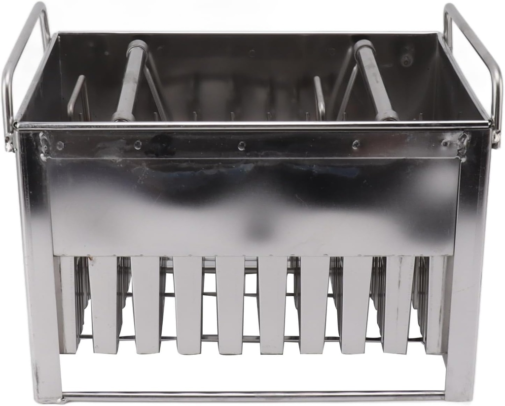 Pilipane Ice Pop Mold Machine Stainless Steel Commercial Frozen Ice Cream Maker DIY Ice Lolly Pop Mold for Home and Commercial Use Durable and Reusable 30PCS Set