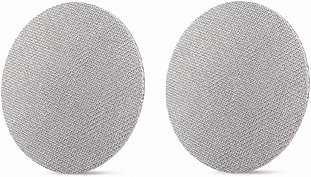 2 Pcs 58mm Espresso Puck Screen Stainless Steel, 1mm Thickness Reusable Coffee Filter Mesh Plate for Espresso Portafilter Filter Basket (58mm,150μm)