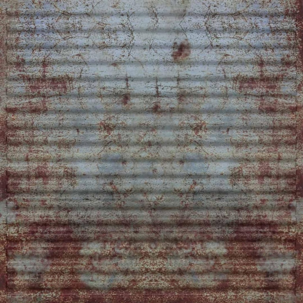 From Plain To Beautiful In Hours 261 Ridged Metal PVC 2' x 2' Lay-in Ceiling Tile (Covers / 40 sq.ft), Old Tin Roof, 10 Piece