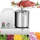 Commercial food processor heavy-duty electric vegetable chopper, automatic food processor with adjustable speed, potato, onion, ginger, cabbage chopper (6L)