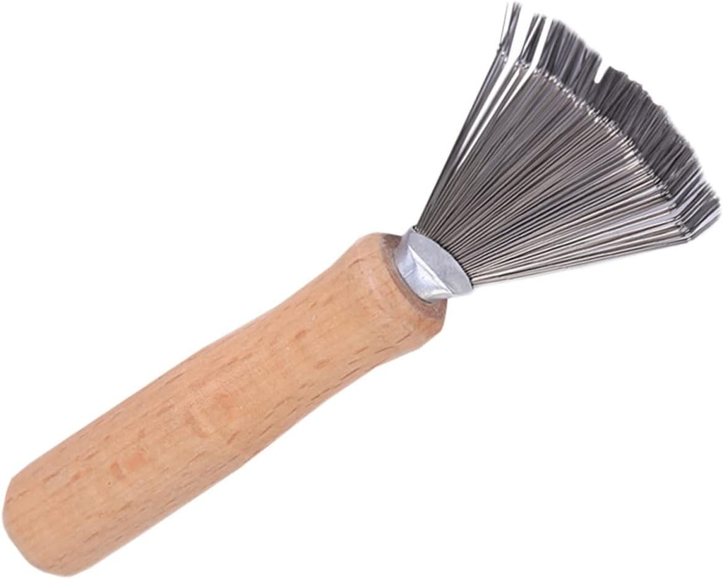 Flower Arrangement Cleaning Rake for Garden Use Ergonomic Hand Tool for Clearing Debris Sturdy and Lightweight Rake for Floral Arrangements and Home Gardening