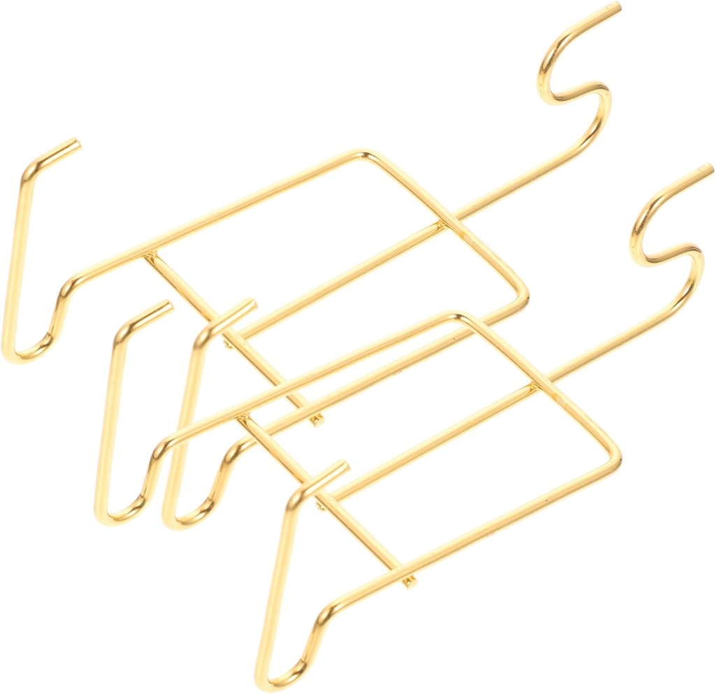 2pcs Metal Plate Holder Display Stand Elegant Dish Rack for Home Countertop Sturdy Cup and Saucer Organizer for Kitchen Showcase and