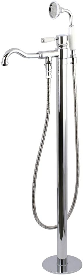 Kingston Brass KS7131DPL Paris Tub Faucet, 9-3/4" in Spout Reach, Polished Chrome