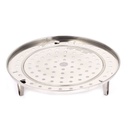 uxcell Stainless Steel Food Steaming Steamer Canning Rack Tray Stand Cookware 10 Inch