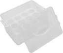 Clear Dessert Carrying Box with Handle Reusable Cake Carrier for Transporting and Displaying Cakes Stylish Transparent Packaging for Cupcakes and Treats
