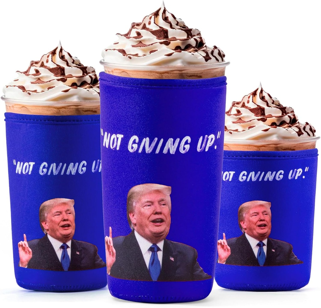 Coffee Neoprene Sleeve (blue, regular)