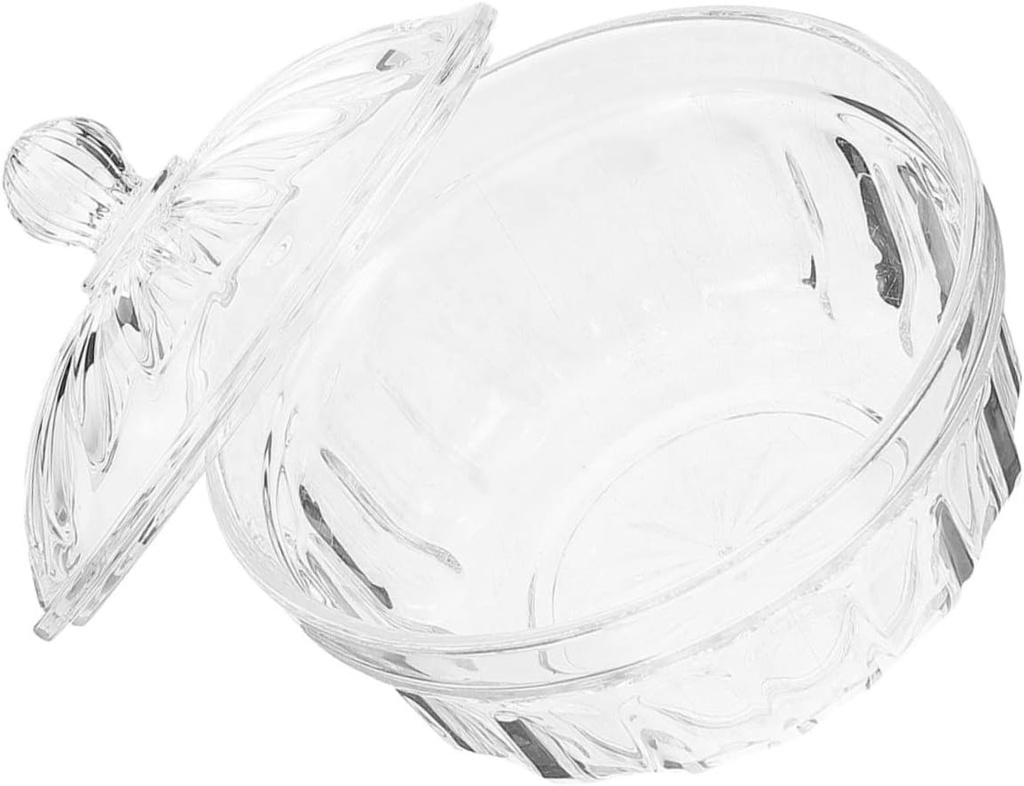 Cabilock Clear Acrylic Candy Box with Lid Large Fruit Bowl Reusable Cookie Container for Party Favors Shower Wedding Centerpiece and Treat Storage