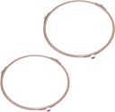 2 Pack 7 Inch Microwave Turntable Ring Microwave Roller Ring, Glass Plate Tray Support Holder, Replacement Inner Ring - for Microwave Oven Glass Turntable Plate, Roller Height 14 mm