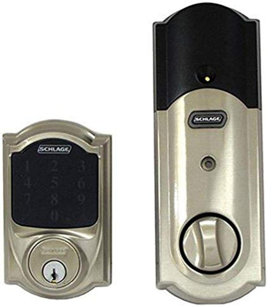 Schlage Lock Company Built-In Alarm Keyless Touchscreen Electronic Deadbolt