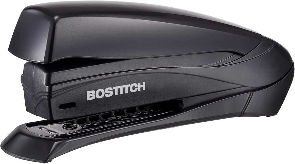 Bostitch Office Inspire 20 Sheet Stapler - One Finger, No Effort, Spring Powered Stapler - Black (1423)
