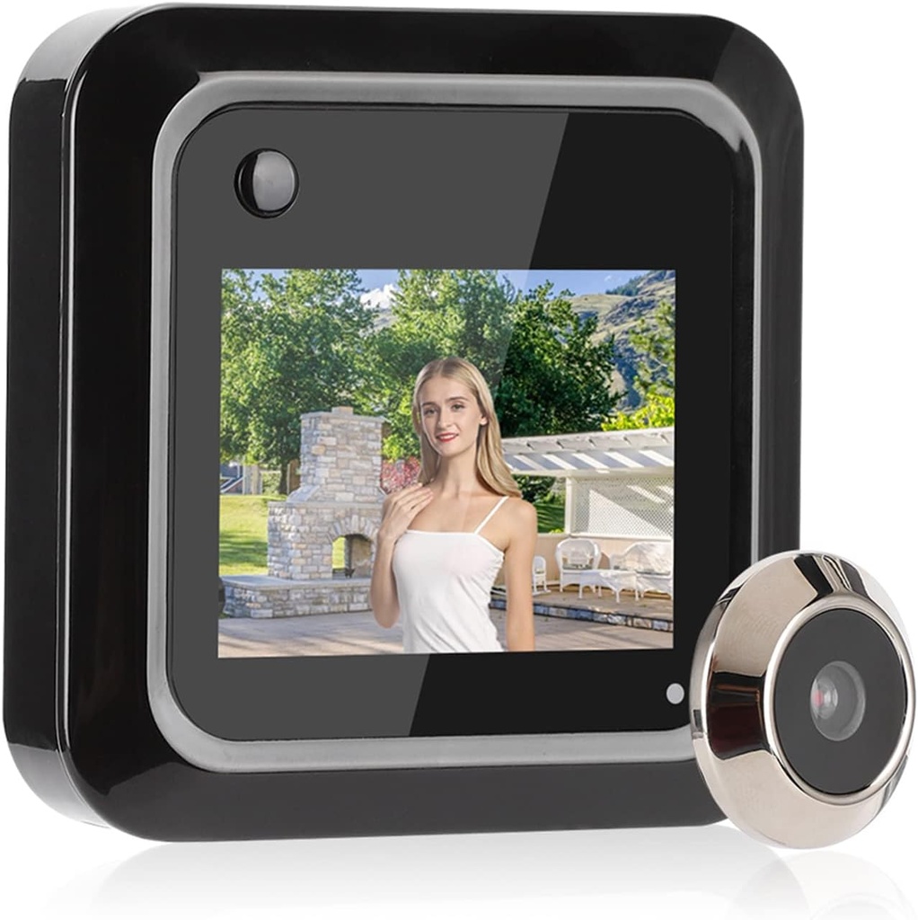 Zetiling 2.4-inch Smart Door Viewer with Wide Angle Camera, TFT LCD Display, and Photo Recording Capability, Zetiling6k7gmzg8ue
