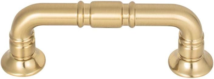 Kent Pull Color Honey Bronze - Top Knobs 3" Length Grace Coll Traditional Transitional Bar Handle Decorative Kitchen Drawer Cabinet Door Hardware Dresser Bathroom Metal Handle Interior Home