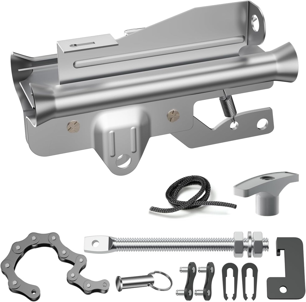 41A3489 Garage Door Opener Carriage, Complete Chain Drive Trolley Assembly Replacement Parts, Fits Liftmaster, Chamberlain, Sears Craftsman Garage Door Openers That utilize a T-Rail Assembly (Silver)