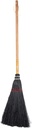 Lehman's Amish Fireplace Broom, Durable 34 inch Oak Handle and Black Broomcorn Bristles for Ash and Debris Cleanup