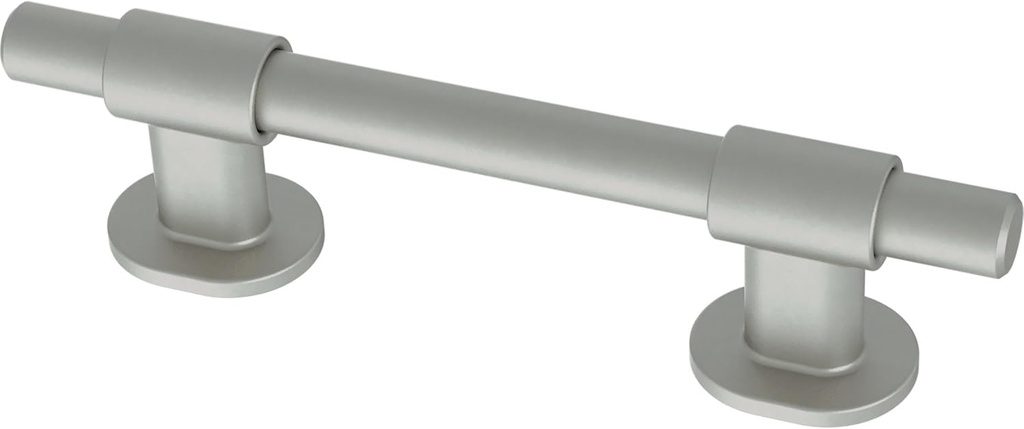Franklin Brass Adjusta-Pull (5-Pack) Adjustable Drawer Pulls | Fits 1-3/8 to 4 Inch Hole Centers | Satin Nickel Cabinet Handles| Francisco P44364-SNM-B