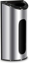 Utopia Kitchen Grocery Plastic Bag Holder and Dispenser Medium, Easy Wall Mount Bag Saver, Stainless Steel, Silver