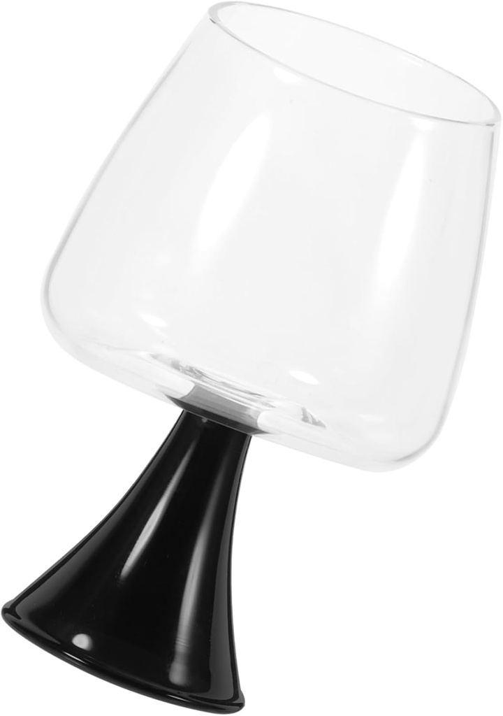 Garneck Creative Heat-Resistant Glass Goblet Cup for Ice Cream and Wine Elegant Stemmed Dessert Glass for Wedding and Party Celebrations