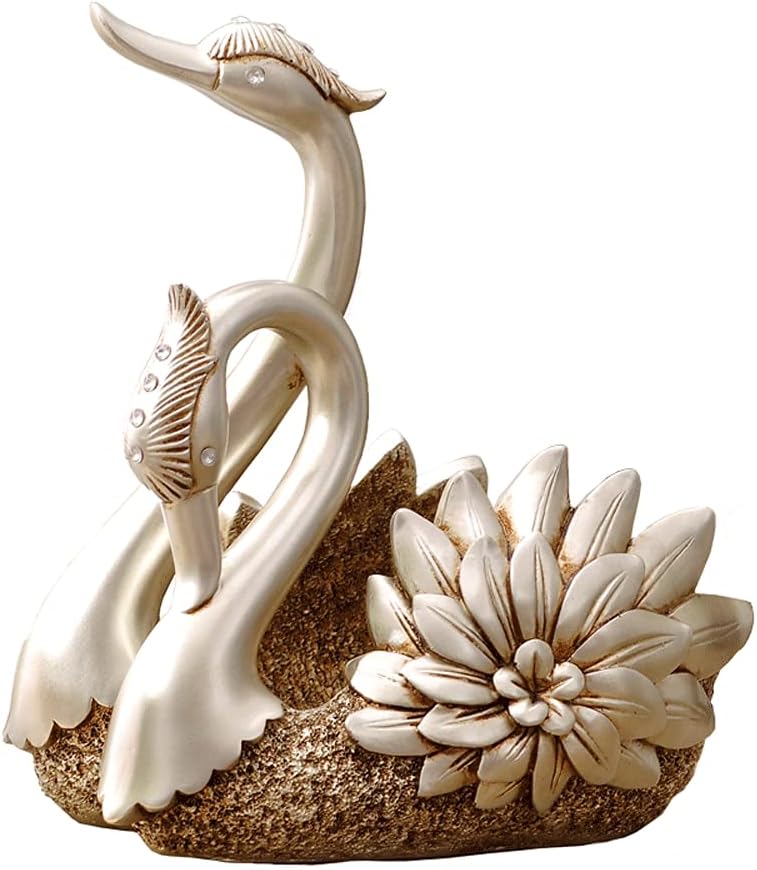 European-Style Handmade Resin Swan-Shaped Wine Rack, Vintage Living Room Wine Rack, Wine Bottle Rack, Wine Tray, Bar Counter, Wine Rack, Suitable for Wine Cellars, Bars