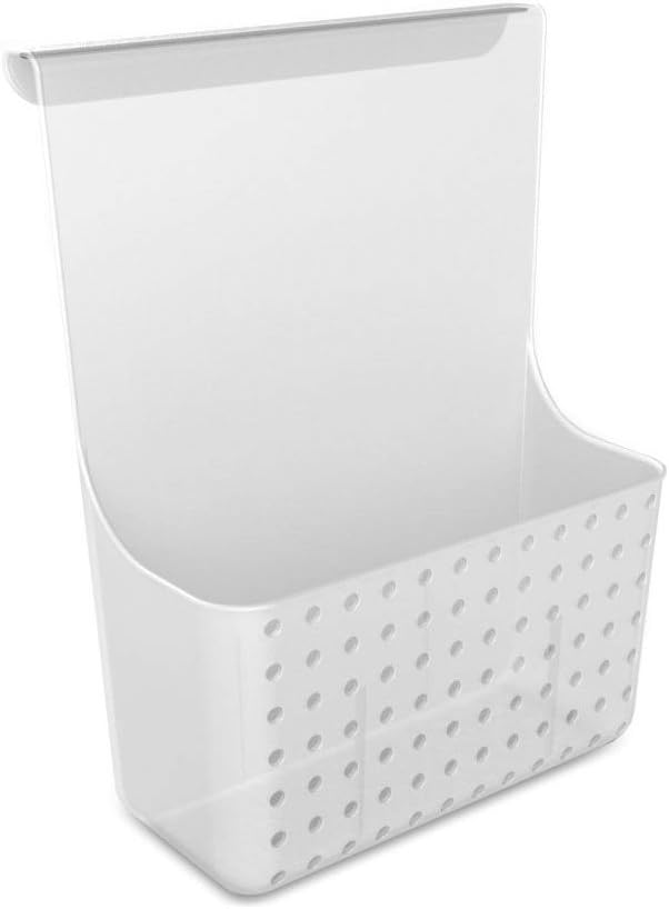 madesmart Over Door Wrap Organizer - White | CABINET COLLECTION | Aluminum Foil, Parchment and Kitchen Wrap Organizer | Soft-grip Hook | BPA-Free